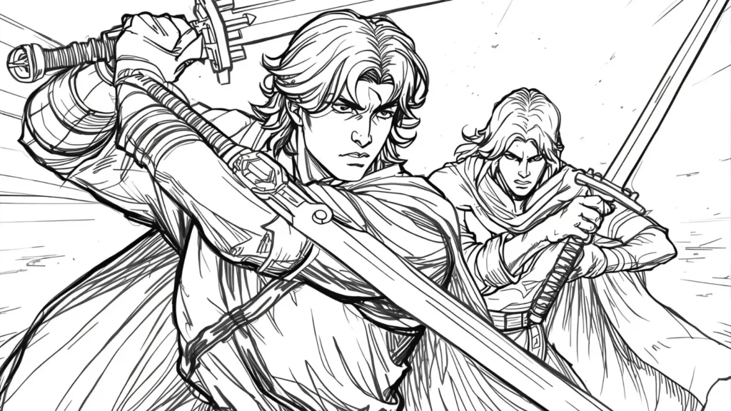 Leonardo Sword Action Pages