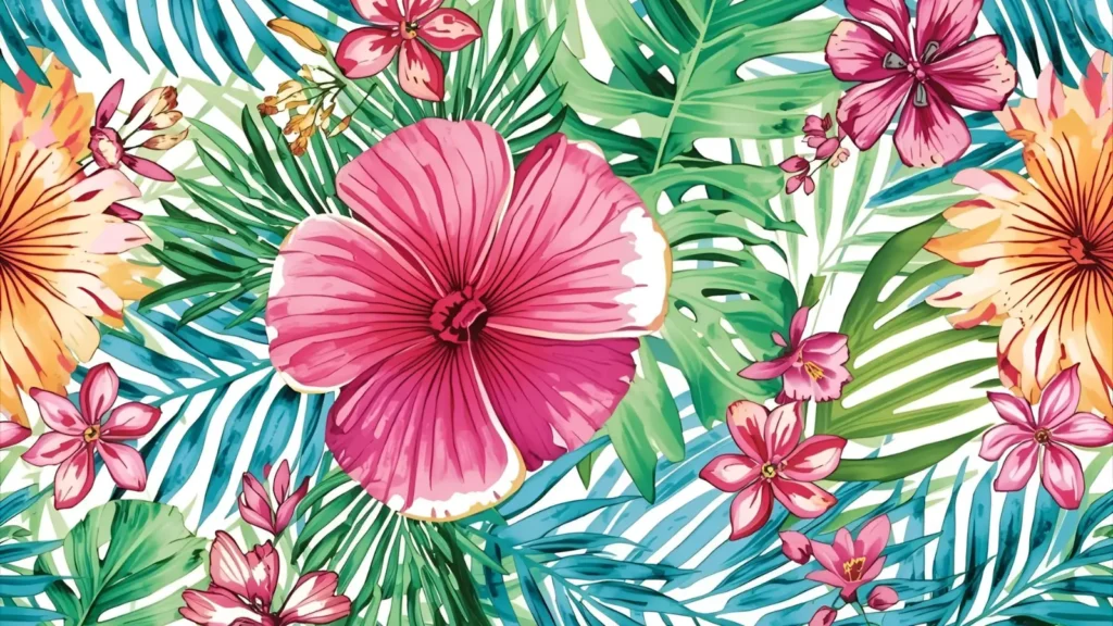 Lilly Pulitzer-Inspired Coloring Pages