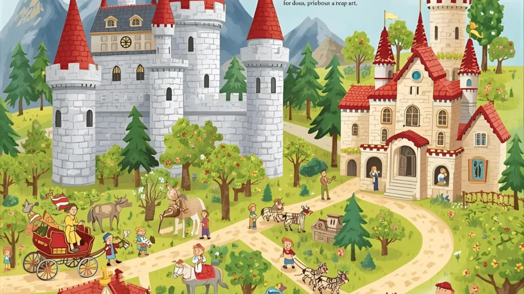 Magical Kingdom Princess Coloring Page