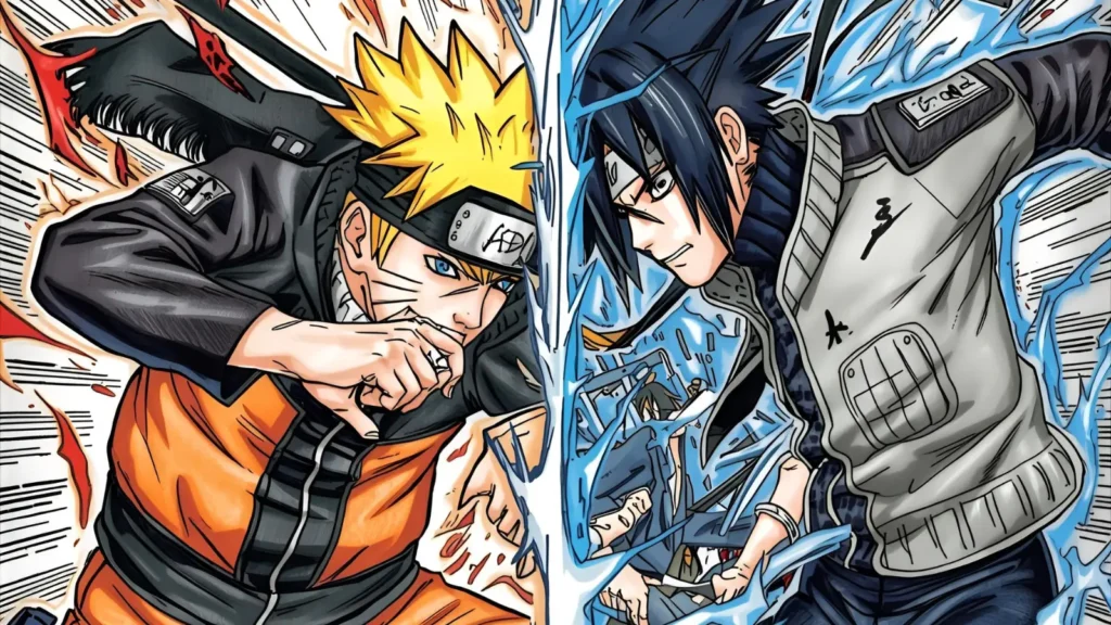 Relive their epic rivalry through coloring! These pages are packed with motion, energy, and intense emotion.
Artists create dramatic action lines and detailed poses. Try using contrasting colors — orange for Naruto and blue for Sasuke — for that ultimate clash effect!