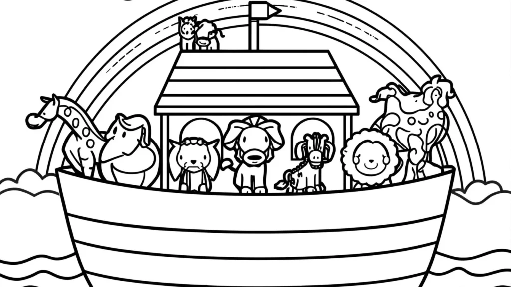 Noah’s Ark Coloring Pages