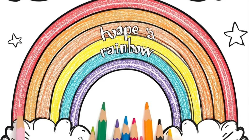 Noah’s Rainbow Coloring Pages