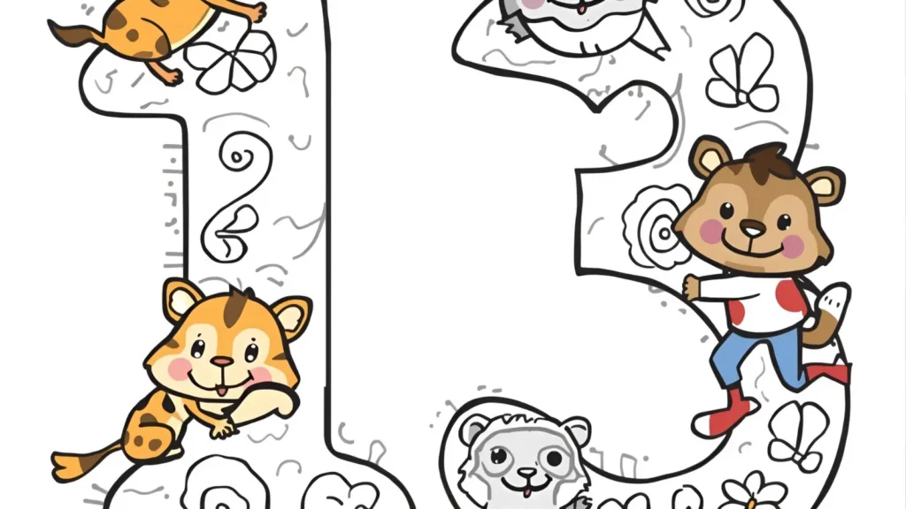 Number Coloring Pages