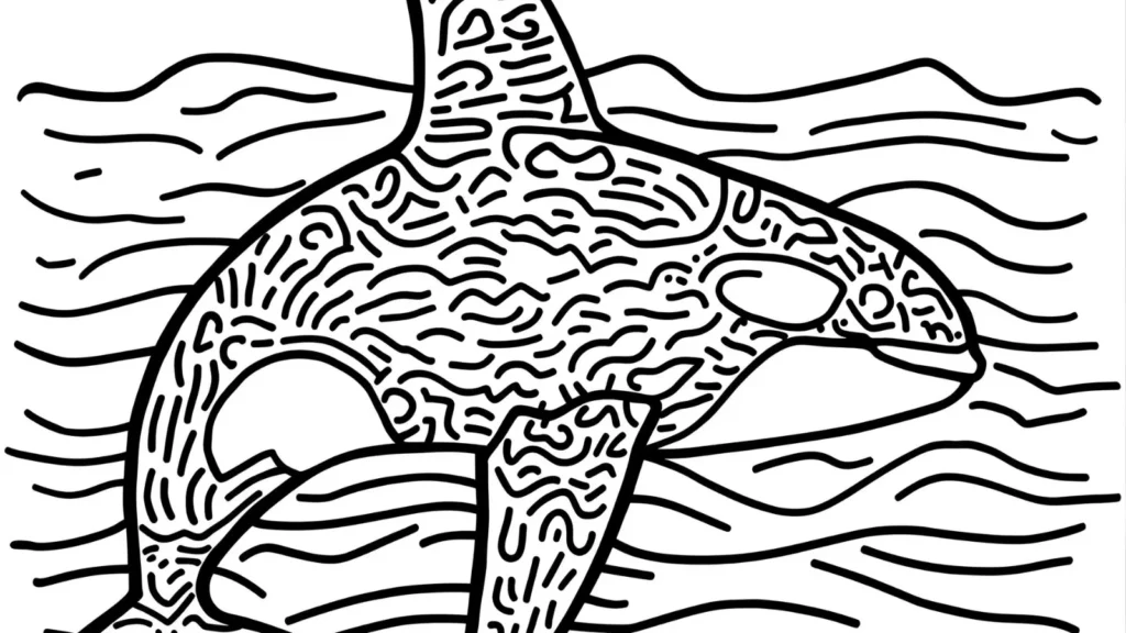 Orca Coloring Pages