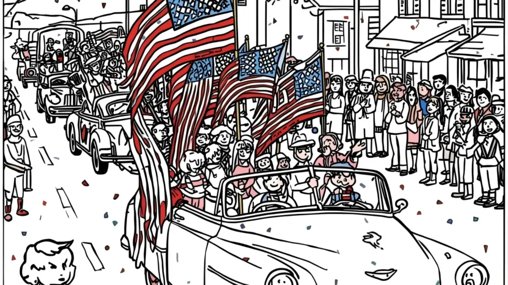 Parade and Festival Coloring Pages