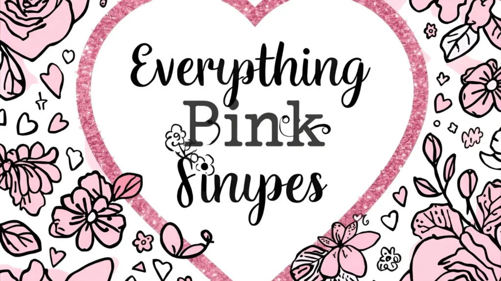 Pink Preppy Coloring Pages