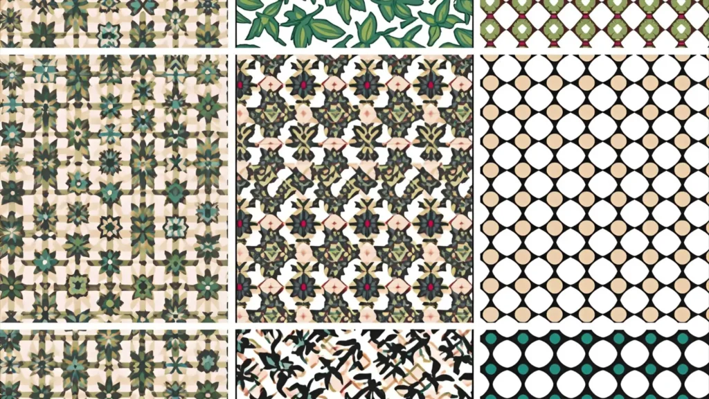 Preppy Pattern Coloring Pages