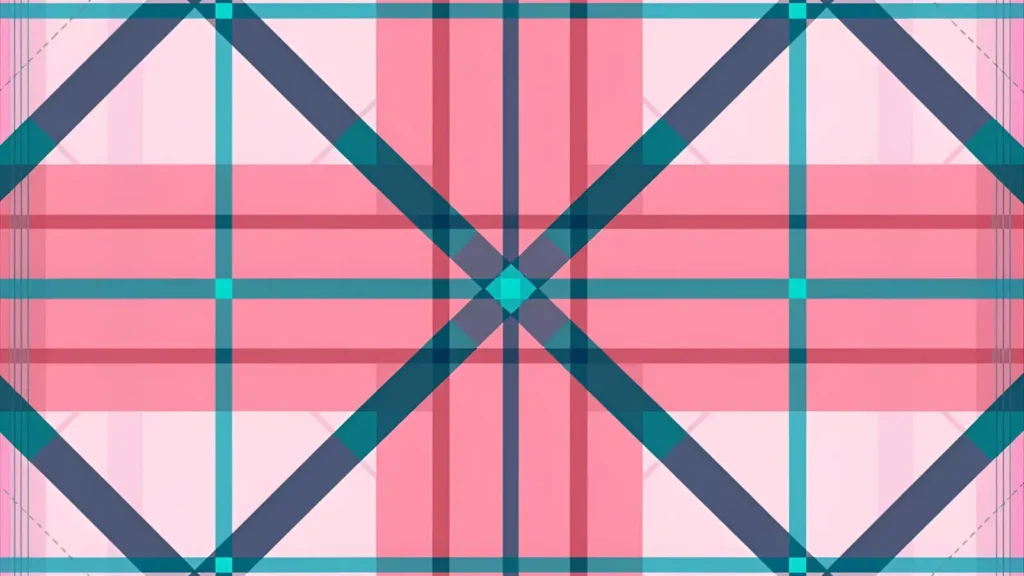 Preppy Plaid Coloring Pages