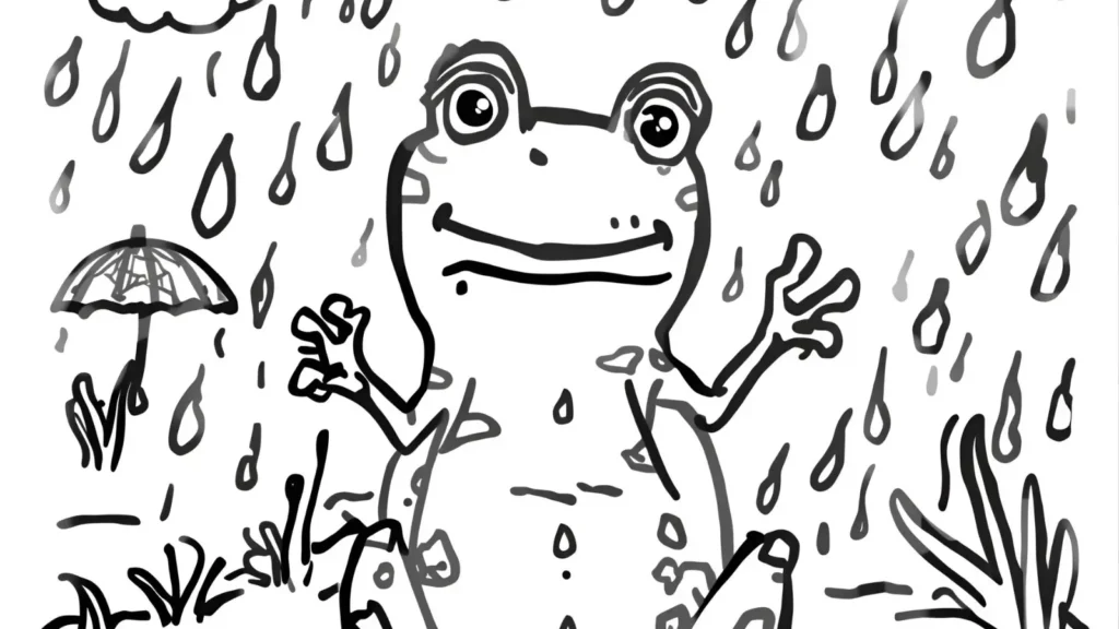 Rainy Day Frog Printables