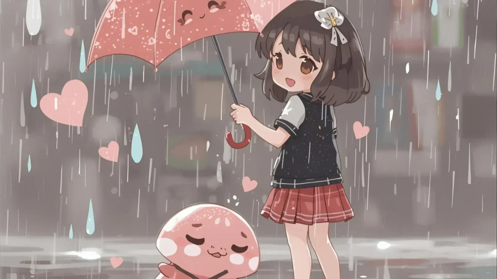 Rainy Day Snoopy Coloring Pages