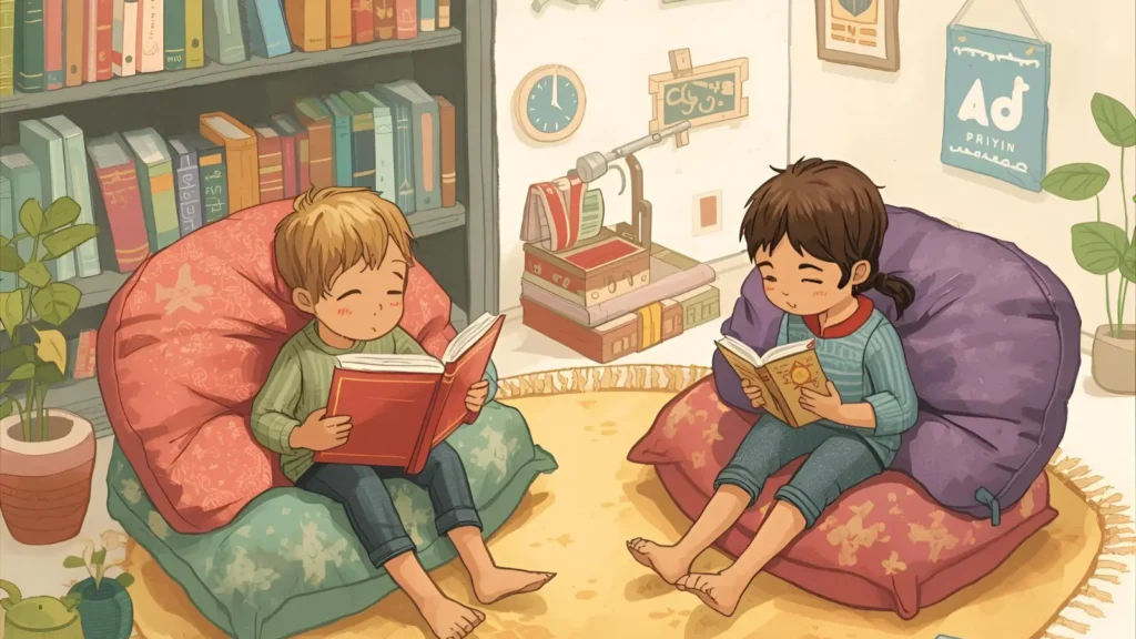 Reading Kid Characters