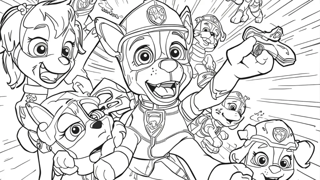 Rescue Mission Coloring Pages