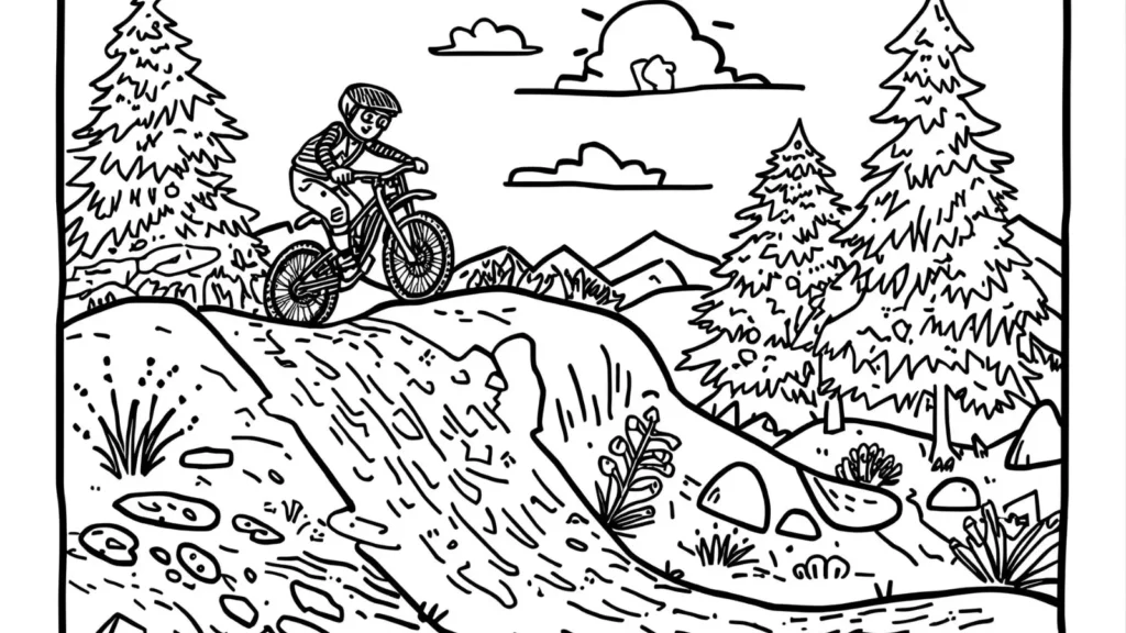 Rugged Off-Road Race Car Coloring Page