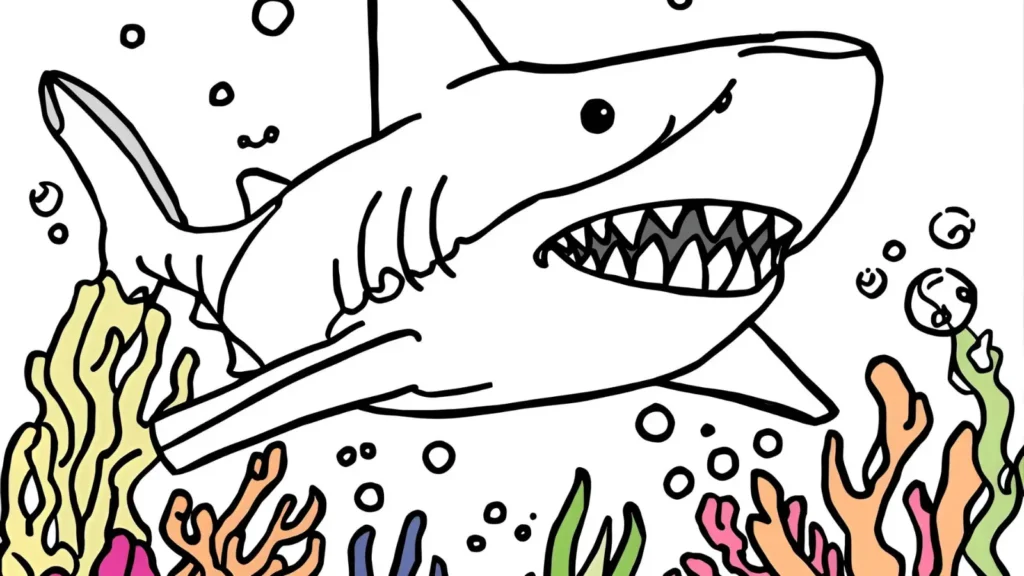 Shark Coloring Pages