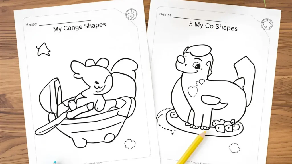 Simple Bunny Coloring Pages for Kids