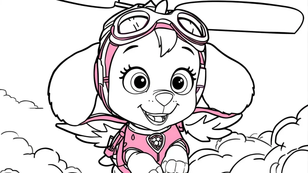 Skye Coloring Pages