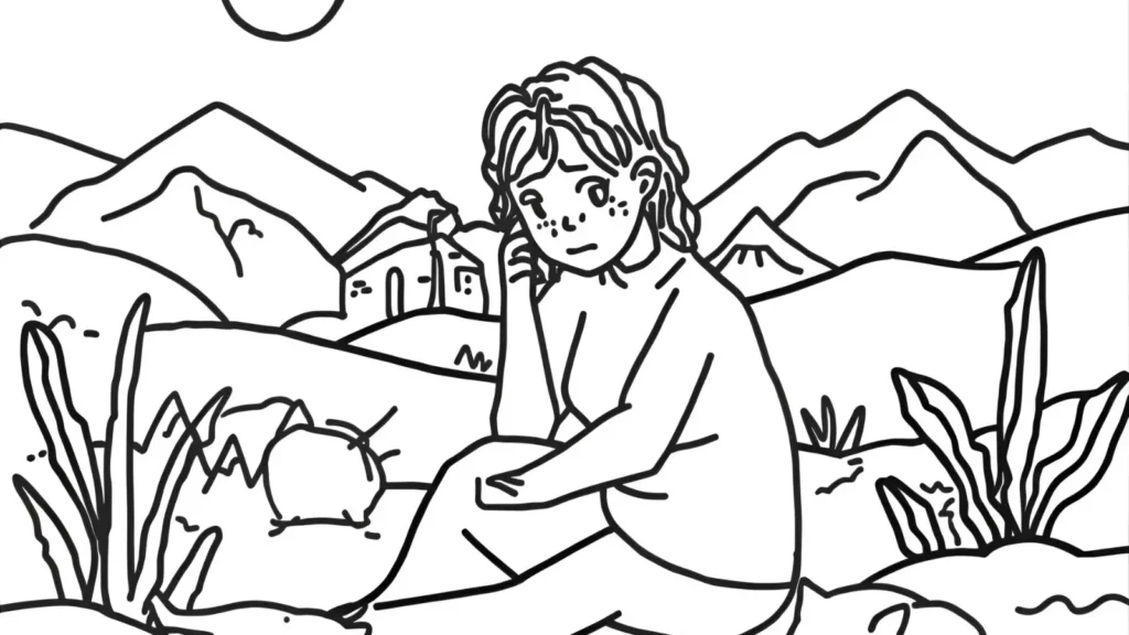 Snoopy at Home Coloring Pages