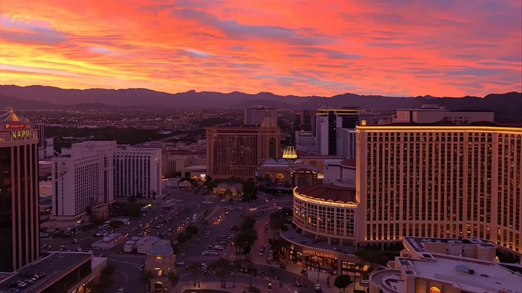 Sunset & Skyline Las Vegas Instagram Captions