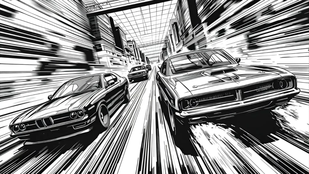 Superhero Car Chase Pages 🚗