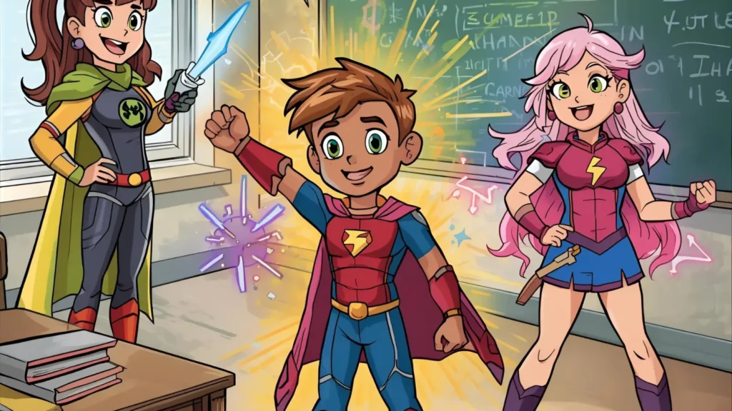 Superhero School Pages