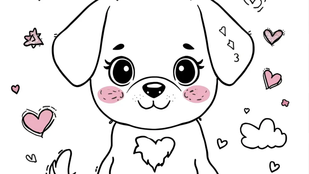 Sweet Skye Coloring Pages for Girls