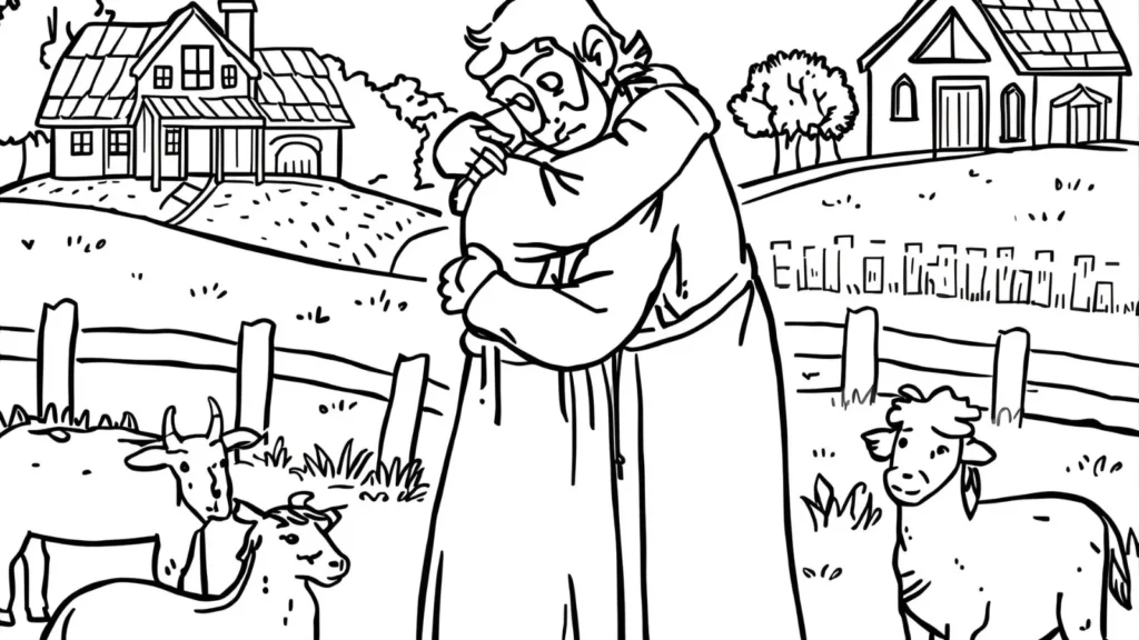 The Prodigal Son Coloring Pages