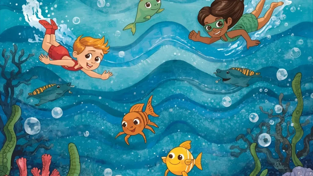 Underwater Superhero Pages