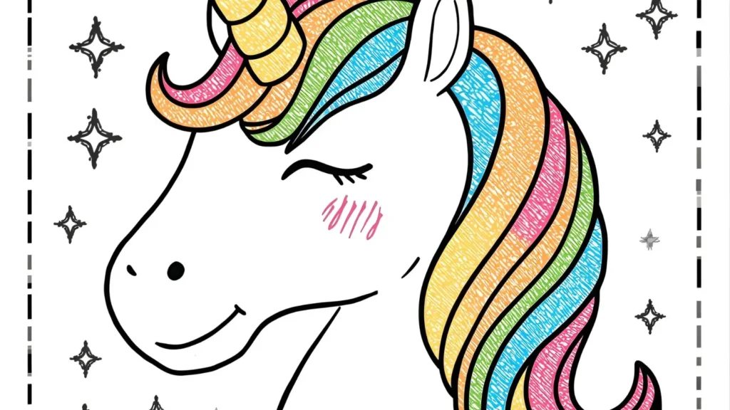 Unicorn Squishmallows Coloring Pages