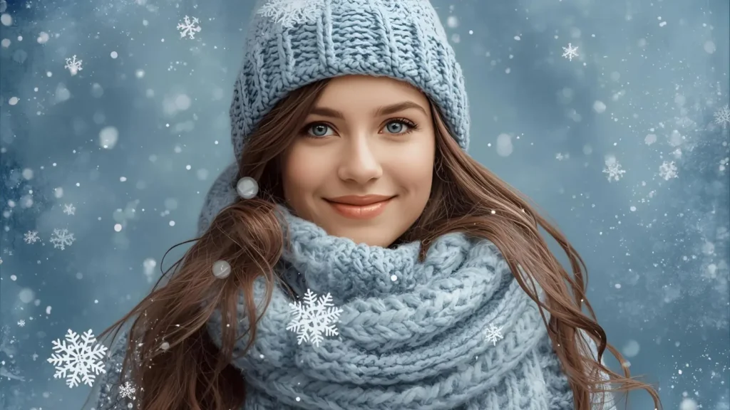 Winter Rabbit Coloring Pages