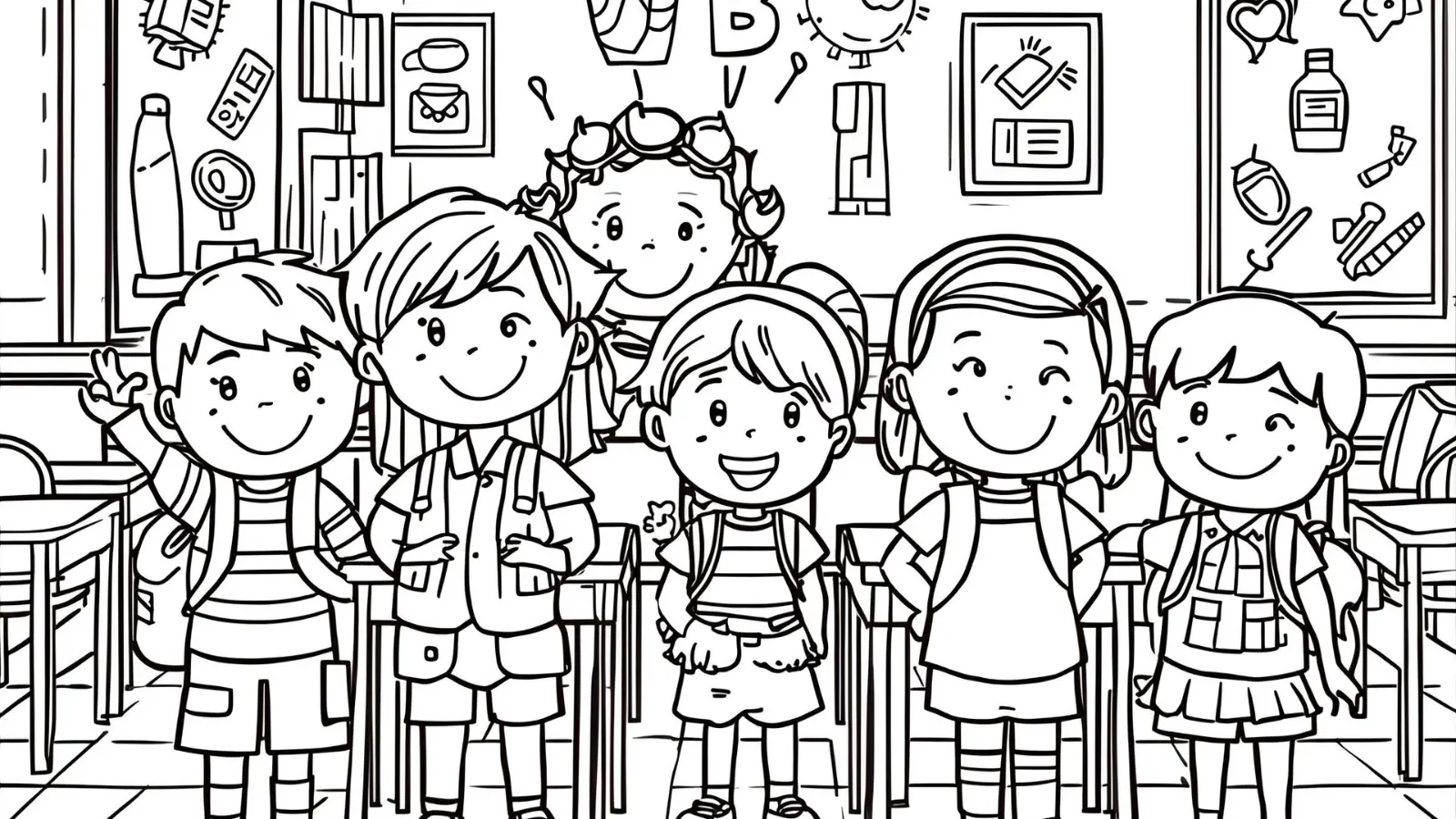 back to school coloring pages