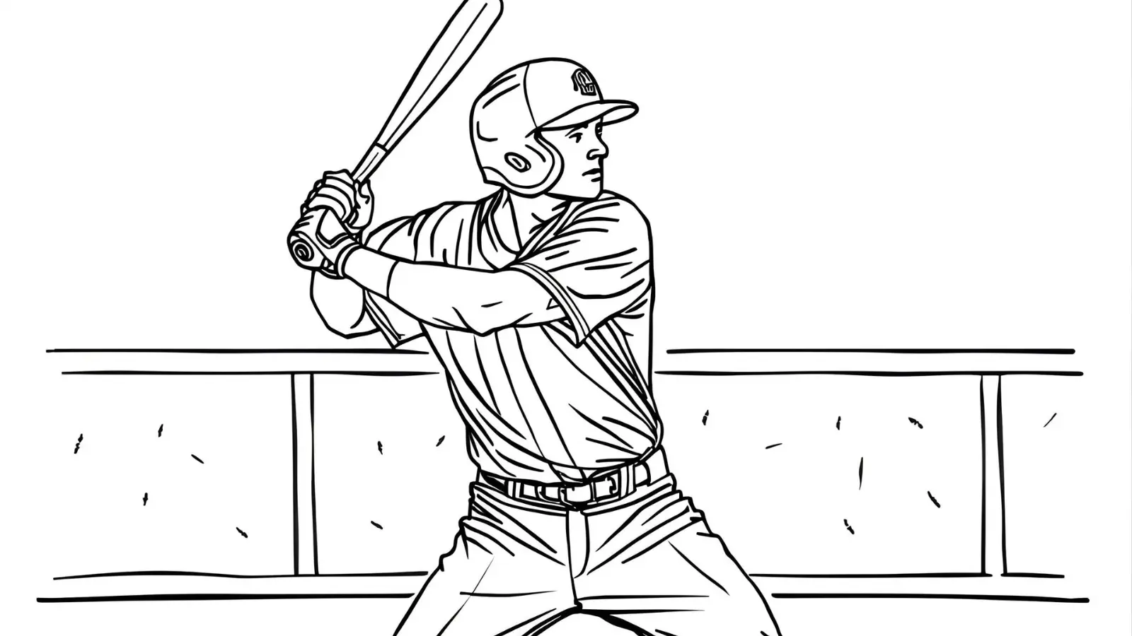 baseball coloring pages