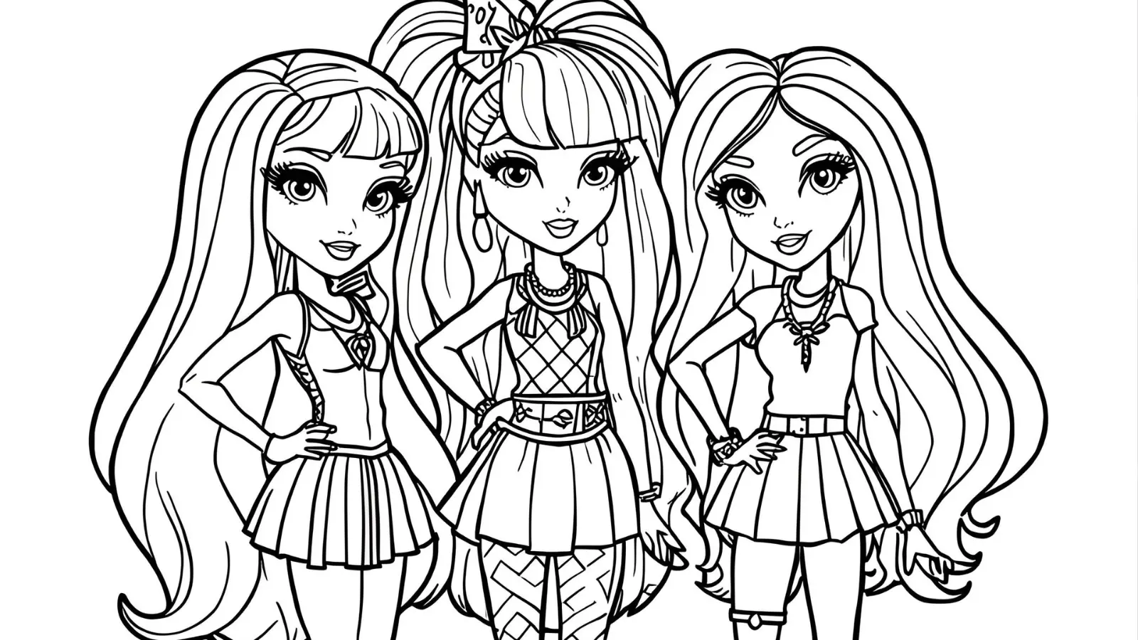 bratz coloring pages