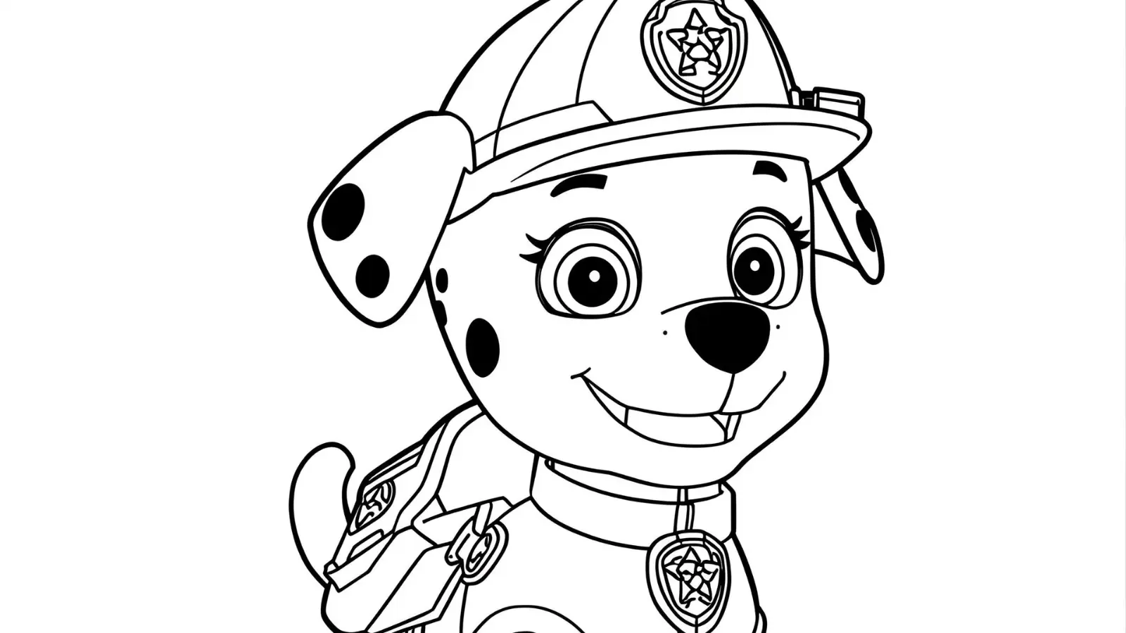 paw patrol coloring page
