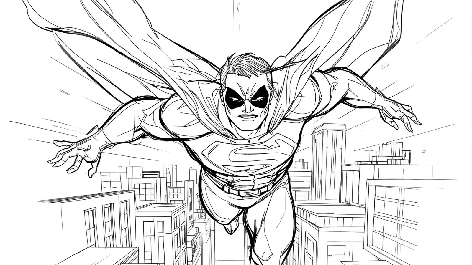 super hero coloring pages