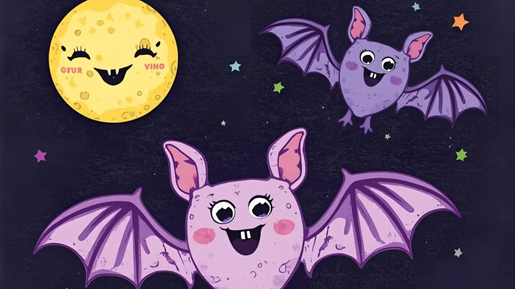 Baby Bat Coloring Pages