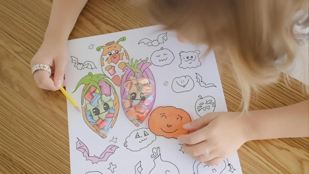 Candy Bag Coloring Pages