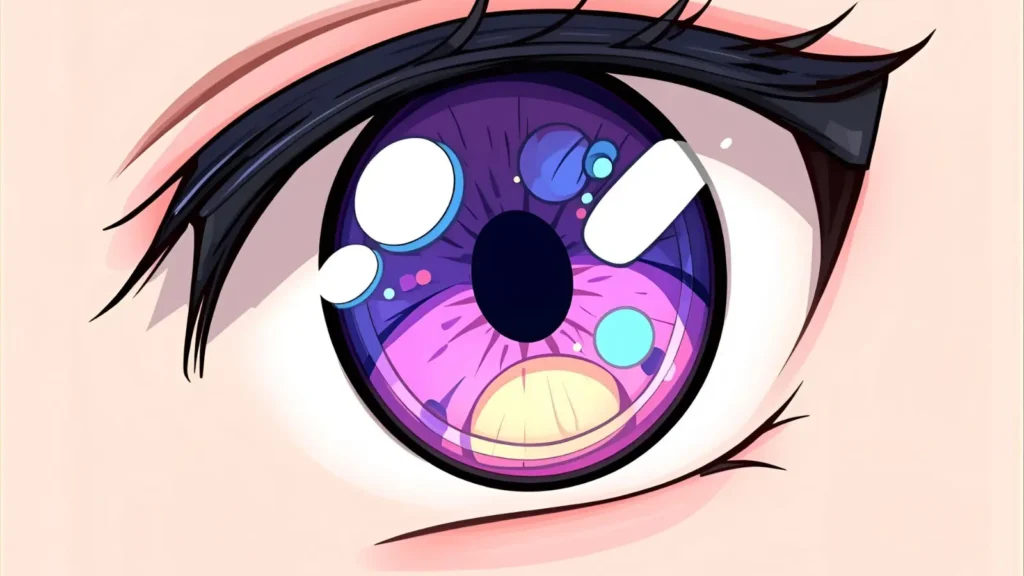 Close-Up Eyes Coloring Pages