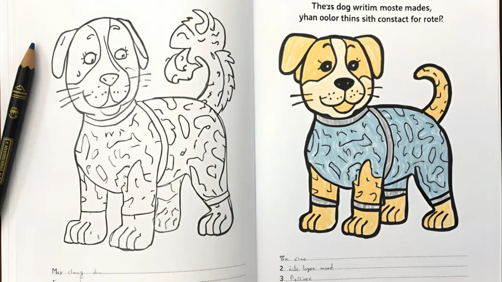 Dogman Detective Notebook Pages