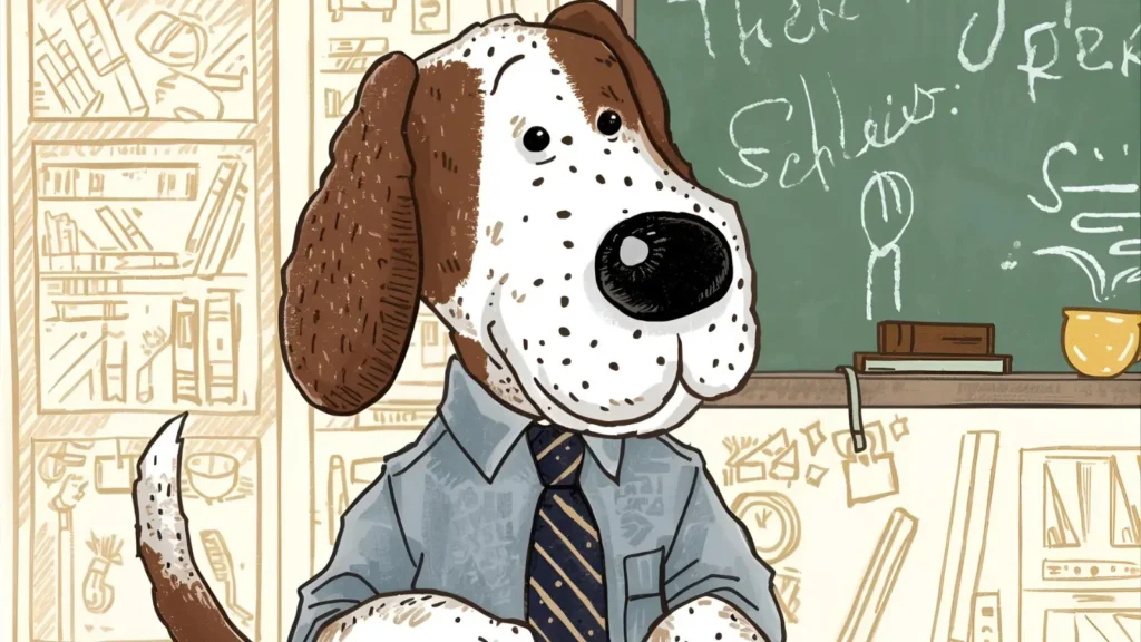 Dogman School Coloring Pages