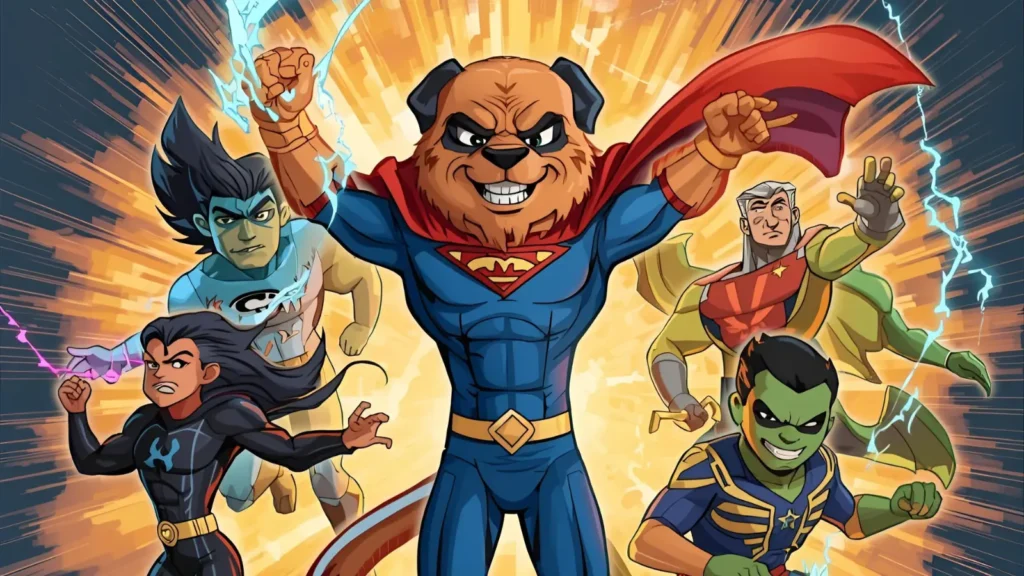 Dogman Superhero Team Pages