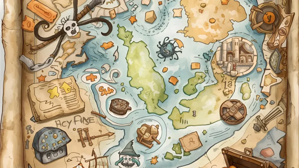 Dogman Treasure Hunt Pages