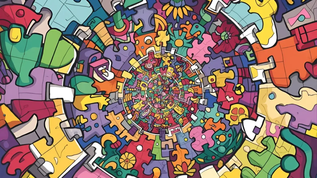 Earth Day Puzzle Coloring Pages