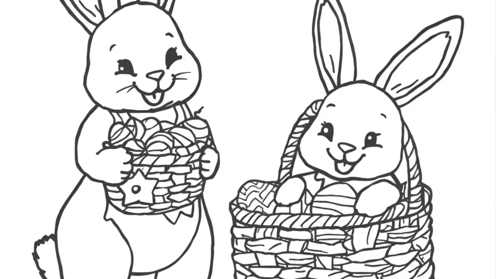 Easter Bunny Basket Pages