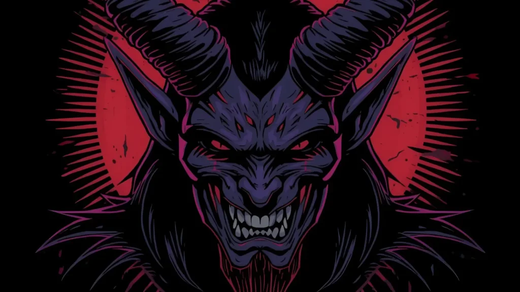 Evil Demon Coloring Pages