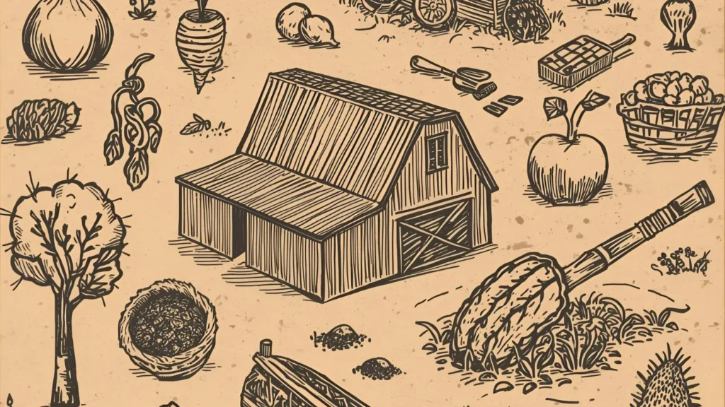 Farming & Garden Coloring Pages