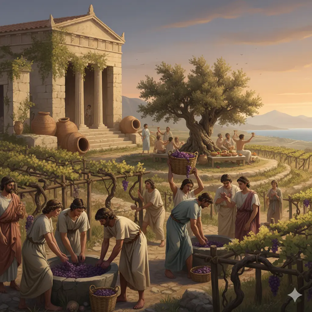 historical relation of humans to wine