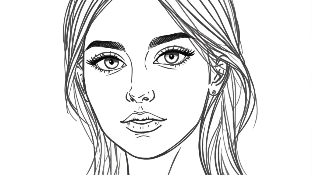 Goku Minimal Outline Coloring Pages