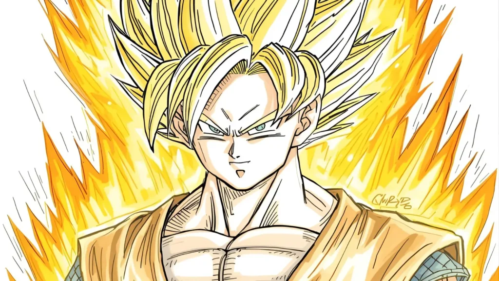 Goku Super Saiyan Coloring Pages