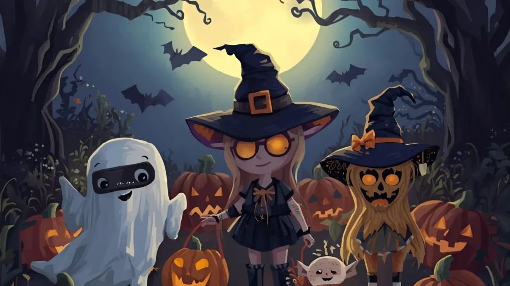 Halloween-Style Coloring Pages