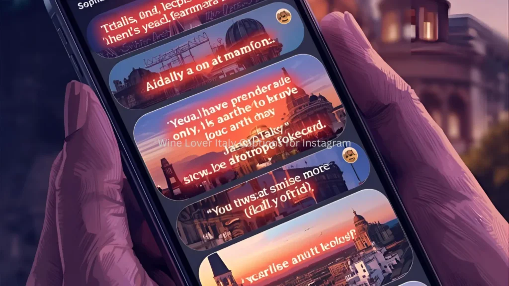 Italy Instagram Captions